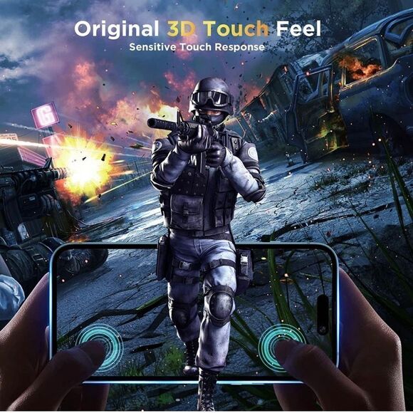 NWT 3 Pack Compatible with iPhone 14 Pro Max Screen Protector - Picture 6 of 8